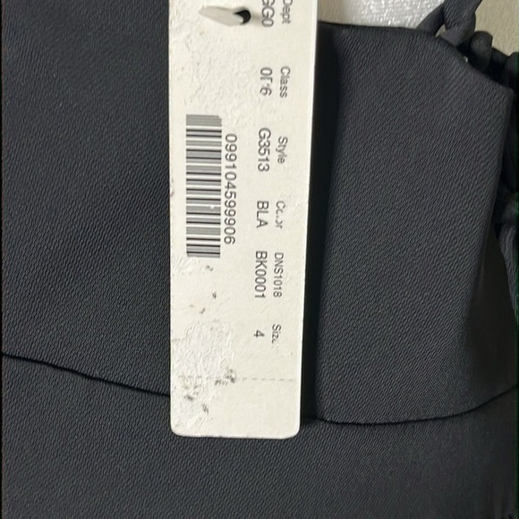 J Crew Long Drapey Spaghetti-Strap Maxi Dress Black Size 4 NWT Formal - Picture 5 of 12